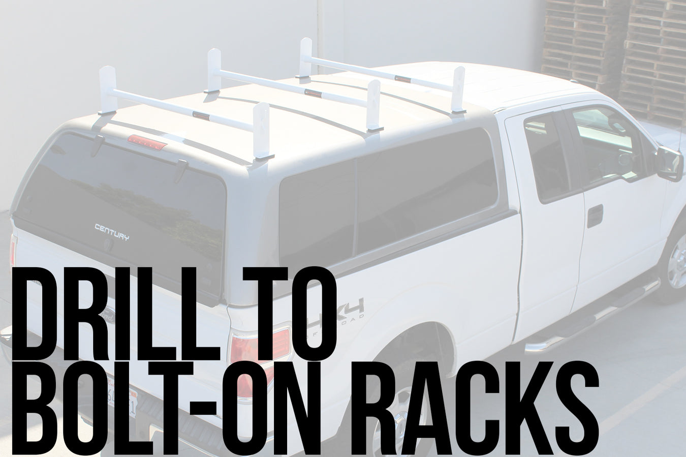 Drill to Bolt-on Racks