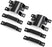 J Rack adapter Designed Specially for Wide Flat Crossbars to install Kayak J-Rack,Pack of 6 - AA Products Inc