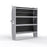 AA Products SH-6005 Steel Mid/ High Roof Van Shelving Storage System Fits Transit, NV, Promaster and Sprinter, Van Shelving Units, 52''W x 60''H x 13''D - AA Products Inc