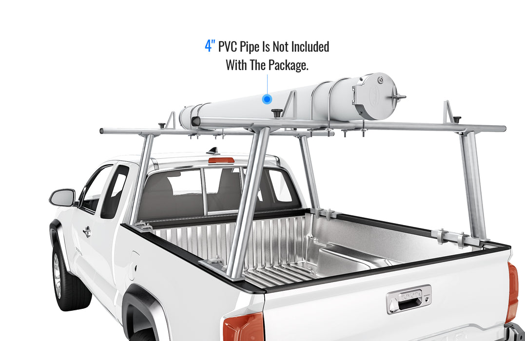 AA Products Universal Conduit Carrier Kit Fit 4" PVC Pipe, No Drilling Required, Silver - AA Products Inc