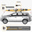 AA Products Universal Folding Kayak Roof Rack Canoe Boat Carrier Rack for Car SUV Truck Top Mount J Cross Bar with Tie Down Straps (KX-100) - AA Products Inc