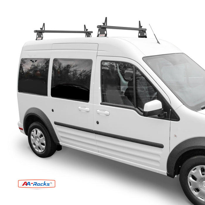 AA-Racks Aluminum Utility Van Roof Ladder Rack with Load Stop - (Fits: Ford Transit Connect 2008-13) (ADX32-TR) - AA Products Inc
