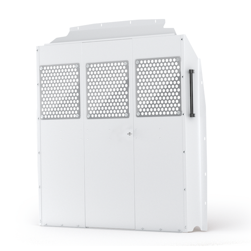 AA Products Model PT-TR-MR-WB Cargo Van Safety Partition Equipped with Acrylic Custom Window Board, Medium Roof Protective Bulkhead Fit for Transit Full Size Vans (PT-TR-MR-WB) - AA Products Inc
