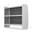 AA Products Model SH-4605-T3 Steel Low/ Mid/ High Roof Van Shelving Storage System Fits Transit, GM, NV, Promaster, Sprinter and Metris, Contoured Shelving Unit, 52" W x 46" H x 16" D(SH-4605-T3) - AA Products Inc