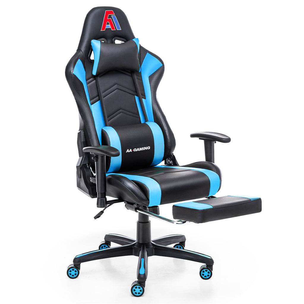 Office Chair With Foot Rest Ergonomic Gaming Chair High Back