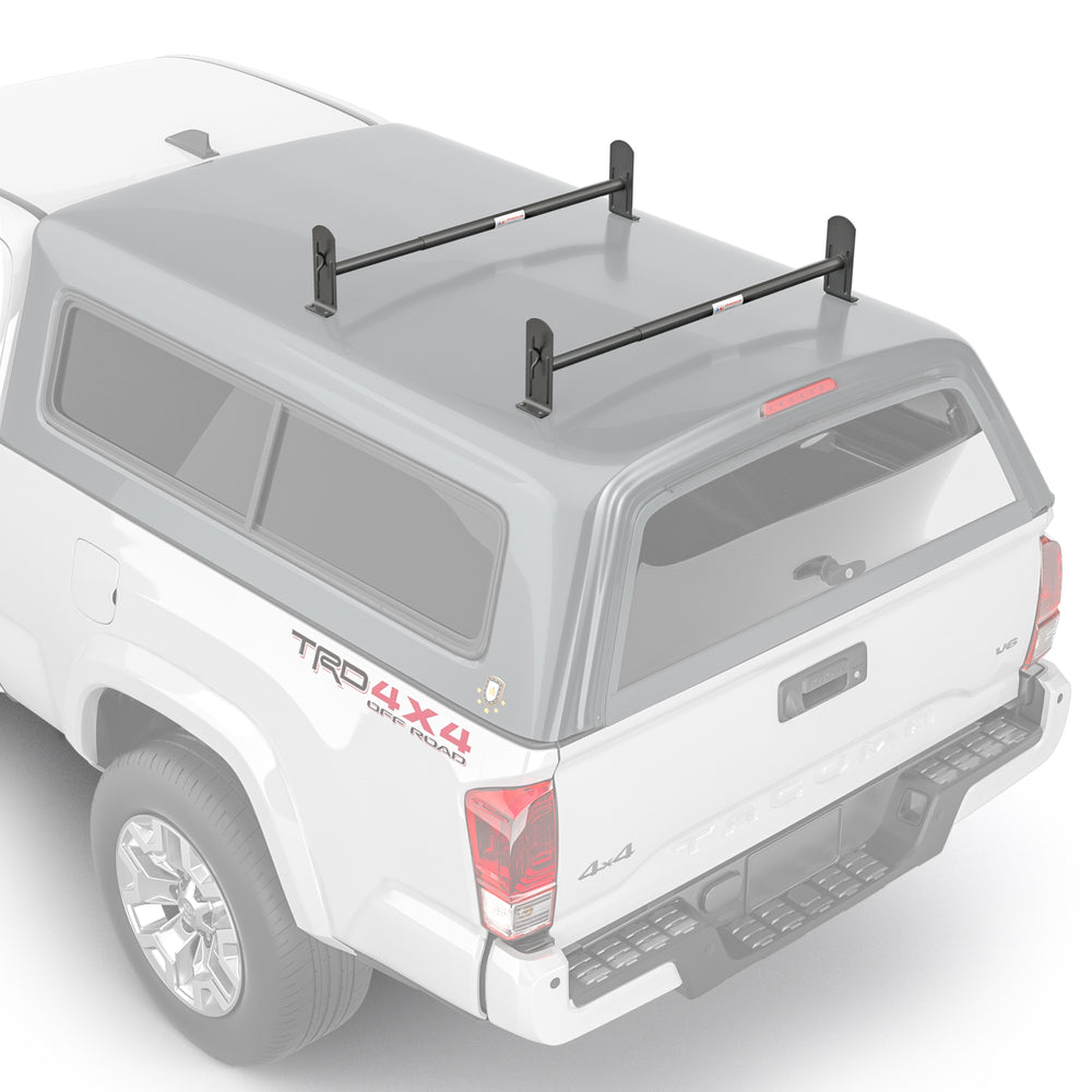 AA-Racks Universal Pickup Truck Rack Cap & Topper Camper Shell Van Roof Ladder Rack Adjustable Steel (DX36-Camper) - Open Box - AA Products Inc