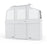 AA Products Model PT-GM/CH Cargo Van Safety Partition Protective Bulkhead Fit for GMC Savana / Chevrolet Express Vans Grey - AA Products Inc