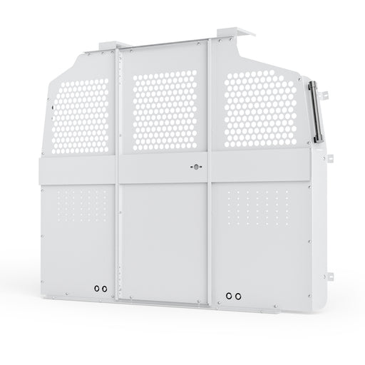 AA Products Model PT-GM/CH Cargo Van Safety Partition Protective Bulkhead Fit for GMC Savana / Chevrolet Express Vans Grey - AA Products Inc