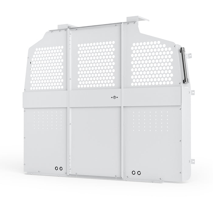 AA Products Model PT-GM/CH Cargo Van Safety Partition Protective Bulkhead Fit for GMC Savana / Chevrolet Express Vans Grey - AA Products Inc