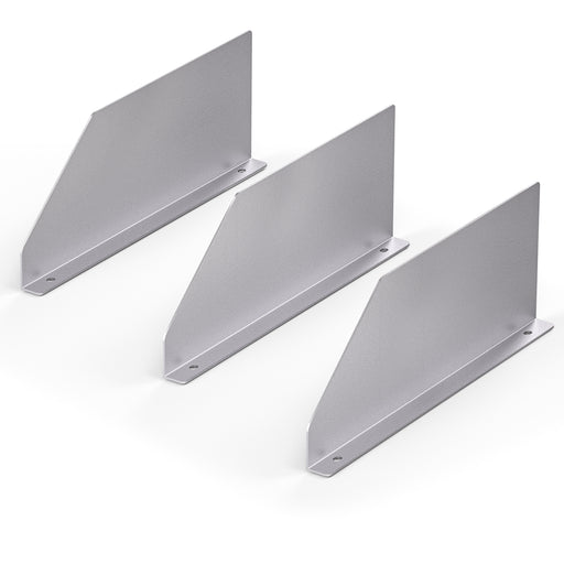 AA Products P-SH-Divider-16B 5.9" Heightened Version Shelf Divider Shelf Accessories Designed for 16" Depth Van Shelving Storage, Set of 3 - Grey (P-SH-Divider-16B)
