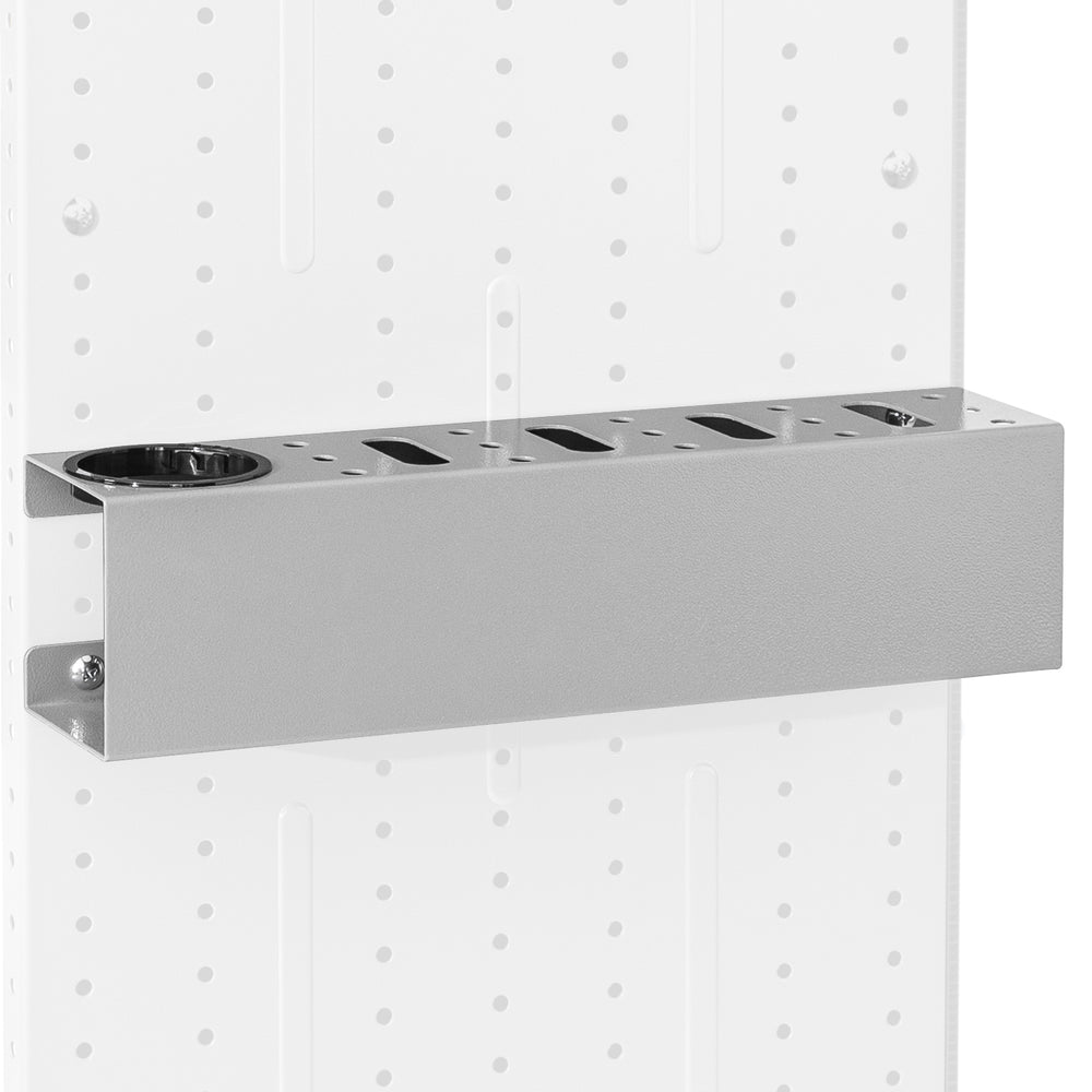 AA Products P-SH-Screwdriver Rack 16"W Steel Tool Holder Rack Designed for 16'' D Van Shelving Storage Rack to Storage Screwdriver, Pliers and Spray Can (P-SH-SDR-16) - AA Products Inc