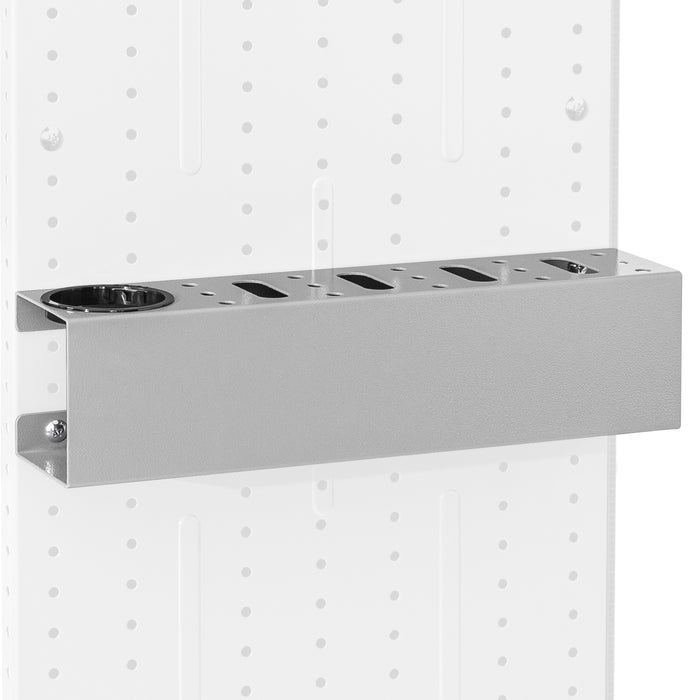 AA Products P-SH-Screwdriver Rack 16"W Steel Tool Holder Rack Designed for 16'' D Van Shelving Storage Rack to Storage Screwdriver, Pliers and Spray Can (P-SH-SDR-16) - AA Products Inc