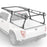 AA-Racks Model X3339 Low-Profile Steel Utility Pick-Up Truck Ladder Rack Compatible with Toolbox with 55'' Side Bar Over Cab Ext. Black - AA Products Inc