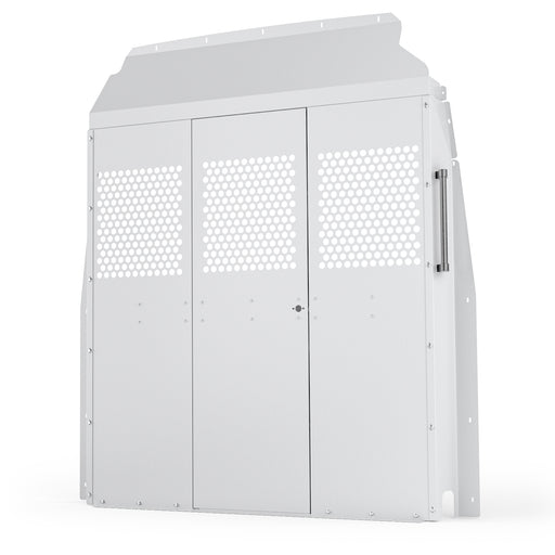AA Products Model PT-SP-HR Cargo Van Safety Partition Protective Bulkhead Fit for Full Size High Roof Sprinter Vans Grey - AA Products Inc