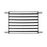 AA-Racks P-HX-502-M Louver Short Style Steel Headache Rack Middle Screen Protective Set, Truck Rack Accessories for Model HX-502(P-HX502-M Louver-S) - AA Products Inc