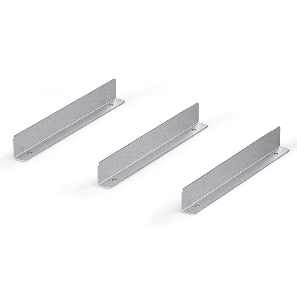 AA Products P-SH-Divider-A Shelf Divider Shelf Accessories Designed for 13" Depth Van Shelving Storage, Set of 3 - Grey - AA Products Inc