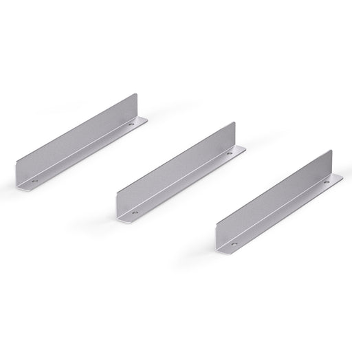 AA Products P-SH-Divider-A Shelf Divider Shelf Accessories Designed for 13" Depth Van Shelving Storage, Set of 3 - Grey - AA Products Inc