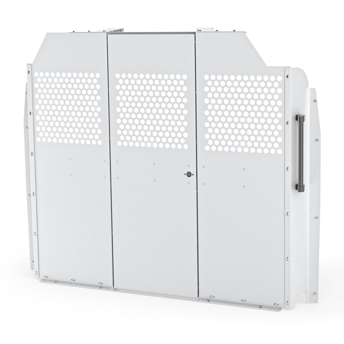 AA Products Model PT-TR-LR Cargo Van Safety Partition Low Roof Protective Bulkhead Fit for Transit Full Size Vans Grey (PT-TR-LR) - AA Products Inc