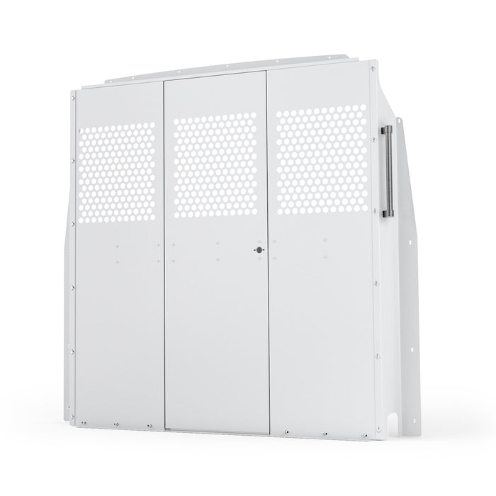 AA Products Model PT-SP-LR Cargo Van Safety Partition Protective Bulkhead Fit for Full Size Low Roof Sprinter Vans Grey