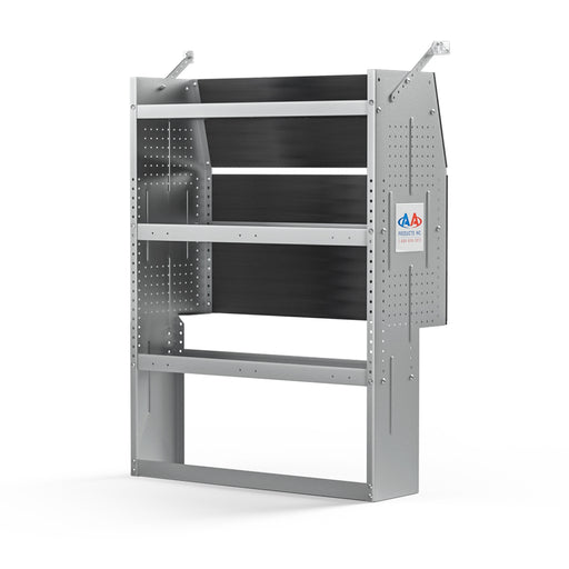 AA Products SH-4303 Steel Van Shelving Storage System Specific Fits for Promaster City, Contoured Shelving Unit, 32" W x 43" H x 13" D (SH-4303-PR) - AA Products Inc