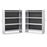 AA Products Model SH-6205(2) Steel Low/Mid/High Roof Van Shelving Storage System Fits Transit, ProMaster and Sprinter, 4 Tiers Set of 2 Van Shelving Units, 52''W x 62''H x 16''D - AA Products Inc