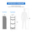 TR-3-43 Refrigerant Tank Rack Steel Freon Tank Holder Rack Shelving Storage with Top Shelf for Cargo Van, 43" H x 14.7" W x 13" D(TR-3-43) - AA Products Inc