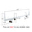 AA-Racks Model X202-NV Compatible NV 2012-On Heavy Gauge Steel 2 Bar Van Roof Rack System w/ Ladder Stopper White - AA Products Inc