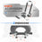 AA-Racks 2 Pair J-Bar Foldable Aluminum Kayak Rack Roof Top Mount with 16 Ft Ratchet Lashing Straps, Folding Carrier for Your Canoe, SUP and Kayaks on SUV Car Truck (KAX125) - AA Products Inc