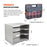 P-SH-Tote Shelf Kit for Van Shelving Storage, 3 Plastic Storage Box w/ 1 set Organizer Holder for Small Parts, Screws and Hardwares(P-SH-TSK)