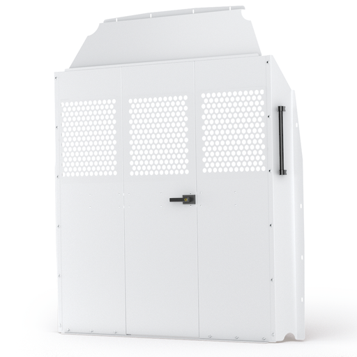 AA Products Model PT-TR-HR-DK Cargo Van Safety Partition with Door Kit High Roof Protective Bulkhead Fit for Transit Full Size Vans (PT-TR-HR-DK) - AA Products Inc