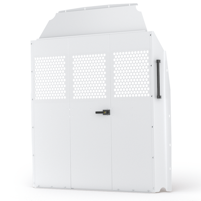 AA Products Model PT-TR-HR-DK Cargo Van Safety Partition with Door Kit High Roof Protective Bulkhead Fit for Transit Full Size Vans (PT-TR-HR-DK) - AA Products Inc