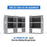 AA Products Inc. SH-4303(3) Steel Van Shelving Storage System Fits for NV200, Transit Connect 2014+ and Chevy City Express - AA Products Inc