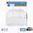 AA Products Model PT-TR-LR Cargo Van Safety Partition Low Roof Protective Bulkhead Fit for Transit Full Size Vans Grey (PT-TR-LR) - AA Products Inc
