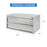 AA Products Model DW-2650 2 Tiers Drawer Cabinet with Password Lock Designed for Tools Room, Utility Room, Workplace, Carriage, Garage. 25.75’’W x 12.5’’H x 15.6”D - Sold individually - AA Products Inc