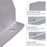 AA Products P-SH-Divider-TOP 4.3" Heightened Version Shelf Divider Shelf Accessories Designed for top boards of 13" Depth Van Shelving Storage, Set of 3 - Grey (P-SH-Divider-T) - AA Products Inc