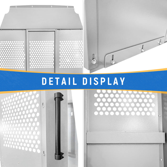 AA Products Cargo Van Safety Partition High Roof Protective Bulkhead Fit for Transit Full Size Vans (PT-TR-HR) - AA Products Inc