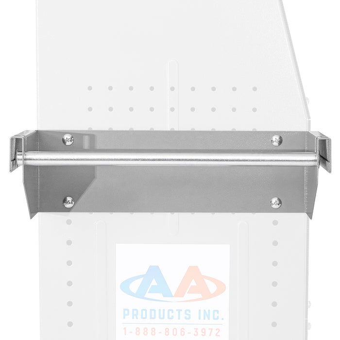 AA Products P-SH-Single Wire Reel Holder - 13" Wide Single Rod Wire Spool Rack Designed for 13"D AA Van Shelving (P-SH-SWRH-13) - AA Products Inc