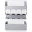 AA Products P-SH-Power Tool Organizer Wall Mount Designed for 16''D Van Shelving Storage, Three Layer 13" W Steel Power Tool Charging Station Organizer(P-SH-PTO-16) - AA Products Inc