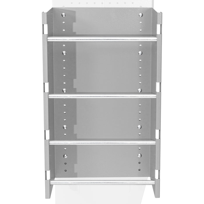 AA Products P-SH-Wire Reel Holder -13" Wide 4 Rods Wire Spool Rack Designed for 13"D AA Van Shelving (P-SH-WRH-13) - AA Products Inc