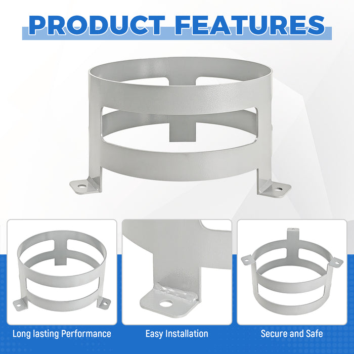 AA Products Model TH-11-6 Propane Tank Holder - Secure Cylinder Rack Stand Perfectly Fits Less Than 10" Diameter Propane Tanks- Ideal for Garage, Vehicle Transport & Factory Storage