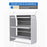 AA Products Model SH-4604-T3(2) Steel Low/Mid/High Roof Van Shelving Storage System Fits Transit, GM, NV, Promaster, Sprinter and Metris, Set of 2 Contoured Shelving Unit, 42" W x 46" H x 16" D - AA Products Inc