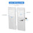 AA Products Model P-PT-DK Partition Swing Door Conversion Kit Fit for AA Van Safety Partition (P-PT-DK) - AA Products Inc