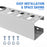 AA Products P-SH-Screwdriver Rack 13"W Steel Tool Holder Rack Designed for 13'' D Van Shelving Storage Rack to Storage Screwdriver, Pliers and Spray Can (P-SH-SDR-13) - AA Products Inc
