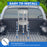 AA Products Model TH-5-11 Propane Tank Holder - Secure Cylinder Rack Stand Perfectly Fits 3.2"-5.3" diameter propane tanks- Ideal for Garage, Vehicle Transport & Factory Storage