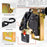 AA-Racks Heavy Duty Retractable Ratchet Straps (2 Pack) - 2 Inch x 9 Ft 3300lbs Break Strength, Tie Down Straps for Securing Cargo, Truck Rack Ratchet Strap Kit with S-Hooks - AA Products Inc