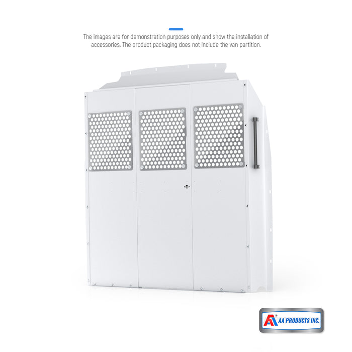 AA Products Model P-PT-WB Universal Acrylic Custom Window Designed for AA Full Size Van Safety Partition (P-PT-WB) - AA Products Inc
