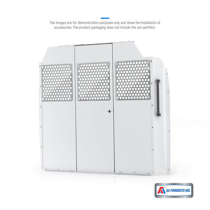 AA Products Model P-PT-TR-LR-WB Acrylic Custom Window Specially Designed for Low Roof Transit Van Safety Partition, Pair of Three (P-PT-TR-LR-WB)