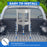 AA Products Model TH-9-15 Propane Tank Holder - Secure Cylinder Rack Stand Perfectly Fits 30lb Propane Tanks- Ideal for Garage, Vehicle Transport & Factory Storage
