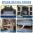 AA Products Model TH-9-15 Propane Tank Holder - Secure Cylinder Rack Stand Perfectly Fits 30lb Propane Tanks- Ideal for Garage, Vehicle Transport & Factory Storage