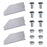 AA Products P-SH-Divider-TOP 4.3" Heightened Version Shelf Divider Shelf Accessories Designed for top boards of 13" Depth Van Shelving Storage, Set of 3 - Grey (P-SH-Divider-T) - AA Products Inc